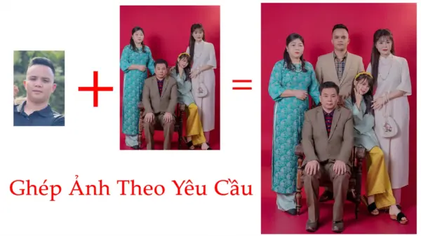Ghép Ảnh Theo Yêu Cầu